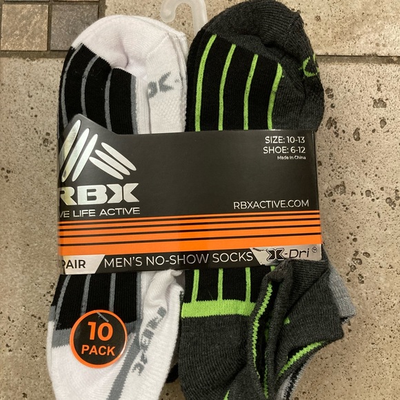 RBX Underwear & Socks Nwt Rbx Mens No Show Socks Pairs Poshmark